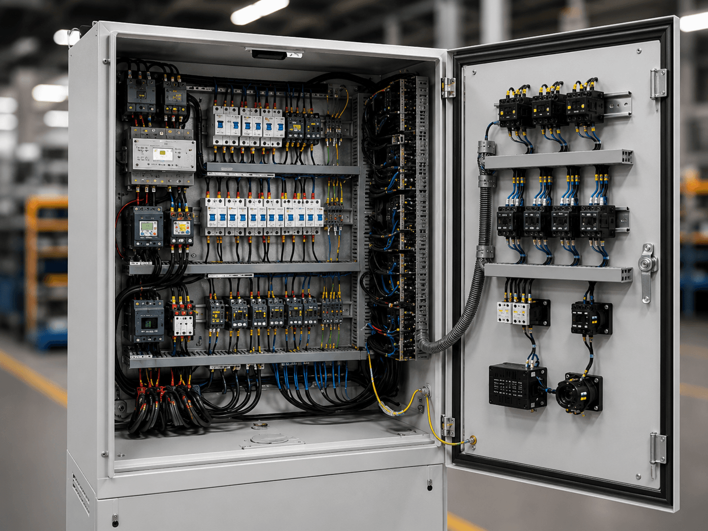 Electromechanical sub-assemblies and control panels integration
